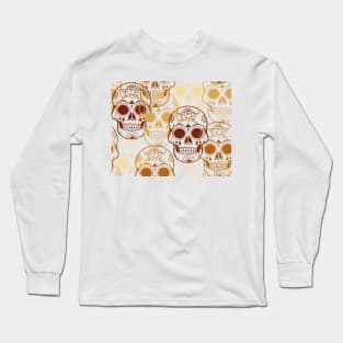 Halloween Sugar Skulls Long Sleeve T-Shirt